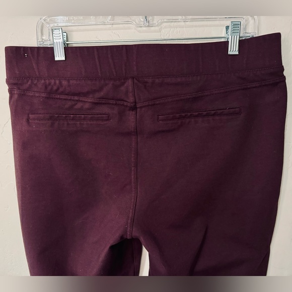 Liverpool Jeans Chloe Pull-On Knit Ankle Skinny Pant in Aubergine SZ 14/32 - Picture 5 of 16